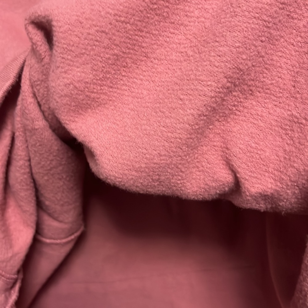 Pink- Victoria’s Secret lightweight fleece zippered neck sweatshirt - Picture 7 of 7